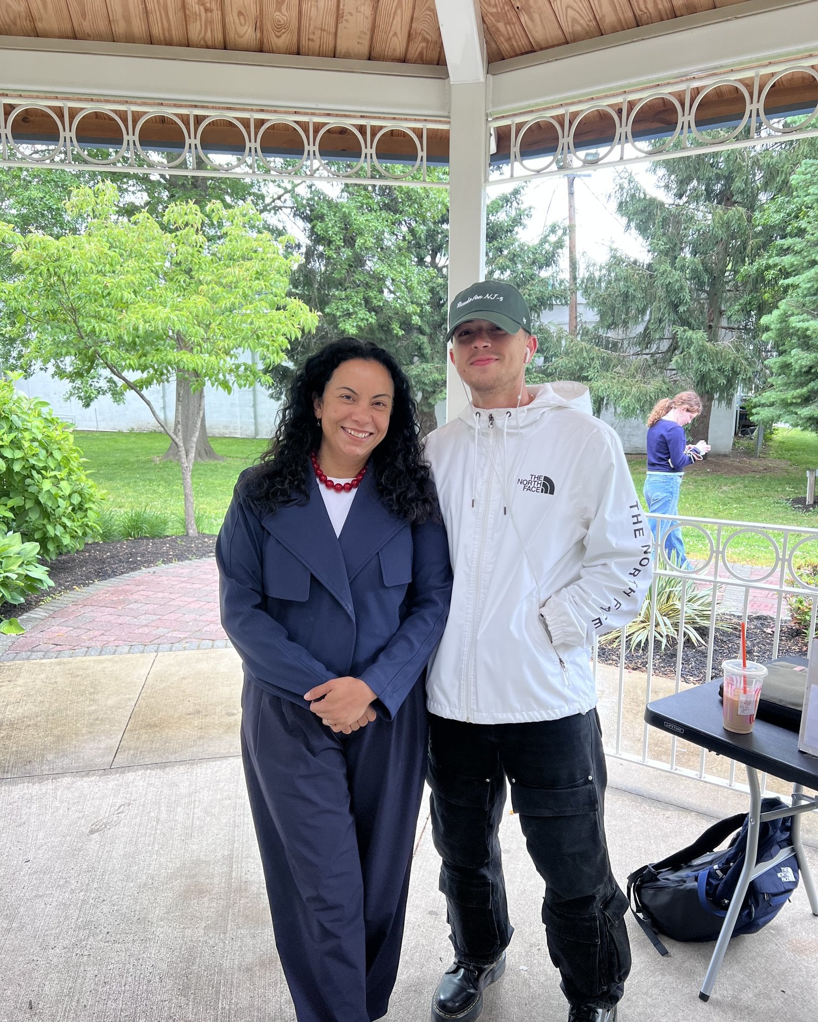 Adam Rueda on the campaign trail in NJ-5